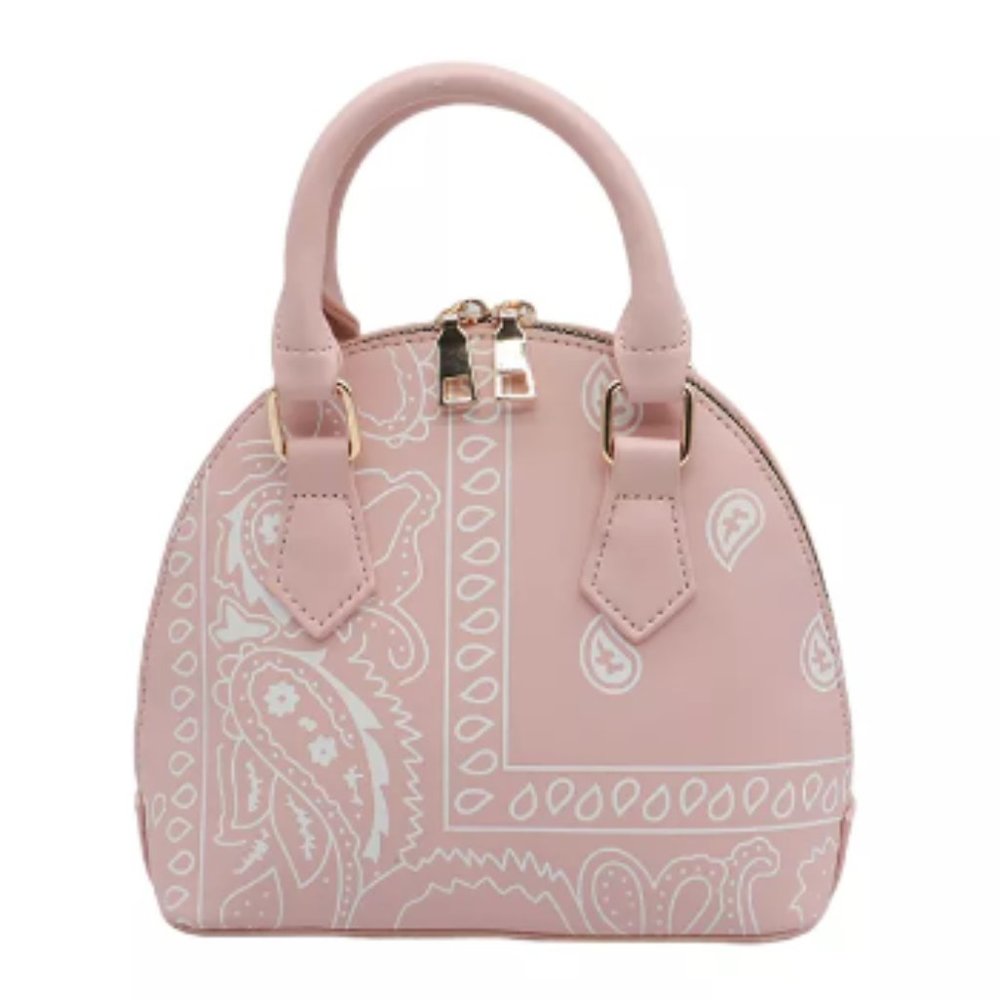 Bandana Print Mini Purse ( Pastel Pink) LAST ONE LEFT